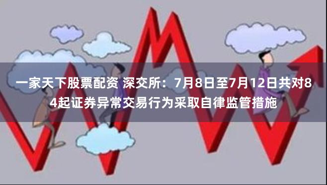 一家天下股票配资 深交所：7月8日至7月12日共对84起证券异常交易行为采取自律监管措施